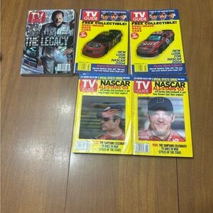 TV Guide NASCAR Collectible Magazines